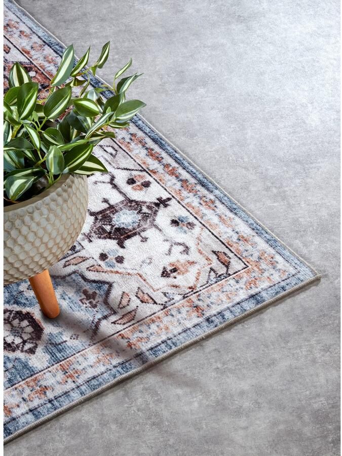 HANSE Home Vloerkleed Meridiem Kortpolig antislip oriënt vintage klassiek woonkamer gang - Foto 3