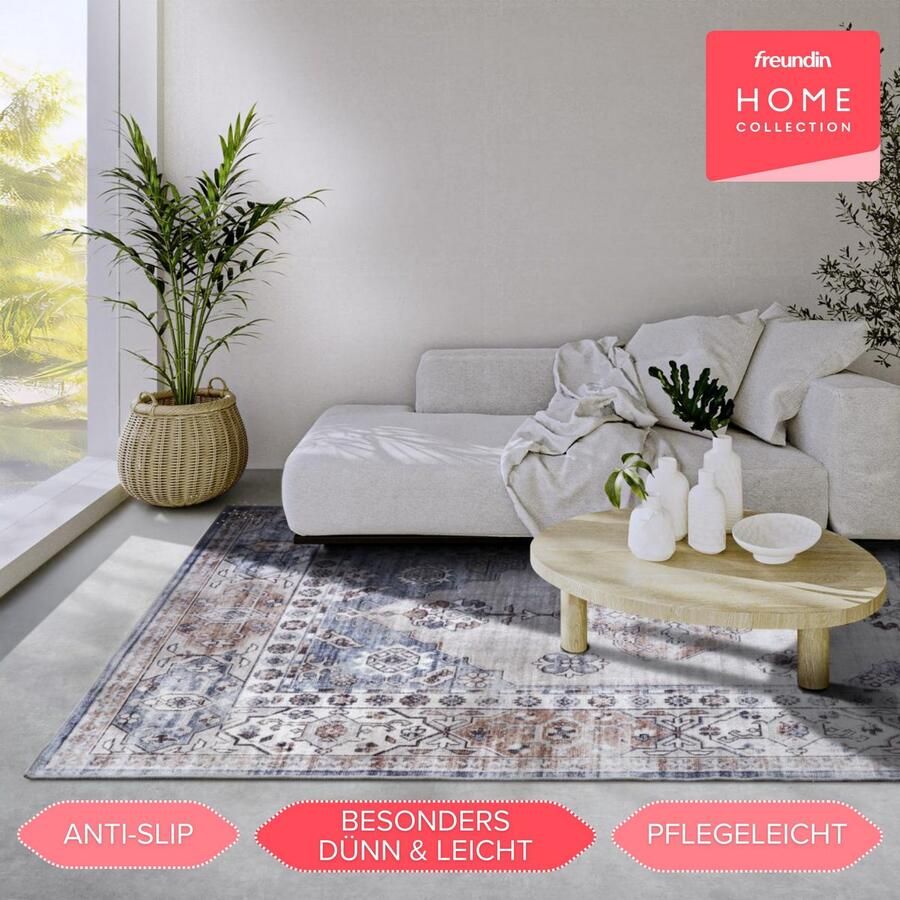 HANSE Home Vloerkleed Meridiem Kortpolig antislip oriënt vintage klassiek woonkamer gang