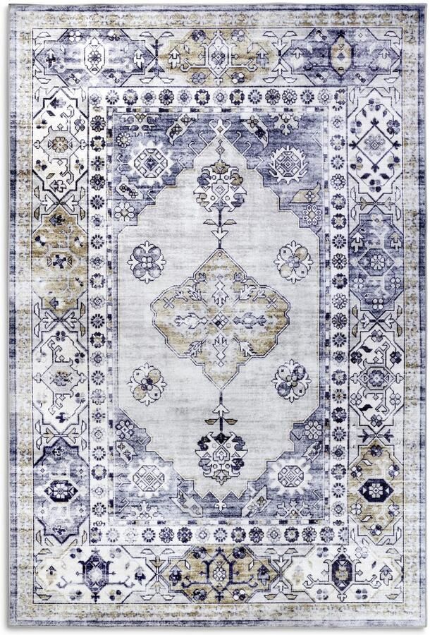 HANSE Home Vloerkleed Meridiem Kortpolig antislip oriënt vintage klassiek woonkamer gang - Foto 7