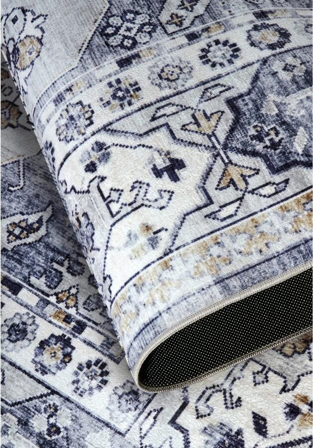 HANSE Home Vloerkleed Meridiem Kortpolig antislip oriënt vintage klassiek woonkamer gang - Foto 5
