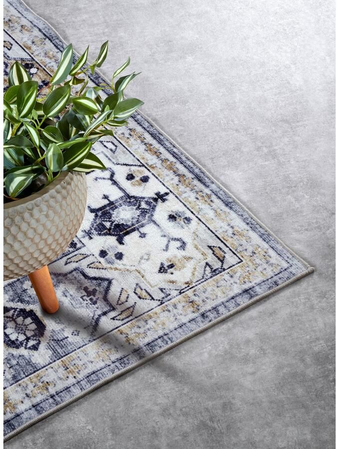 HANSE Home Vloerkleed Meridiem Kortpolig antislip oriënt vintage klassiek woonkamer gang - Foto 3