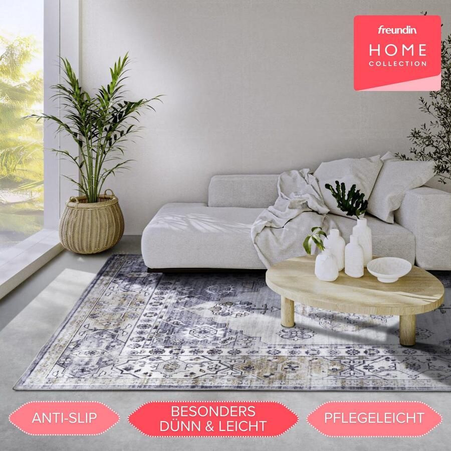 HANSE Home Vloerkleed Meridiem Kortpolig antislip oriënt vintage klassiek woonkamer gang