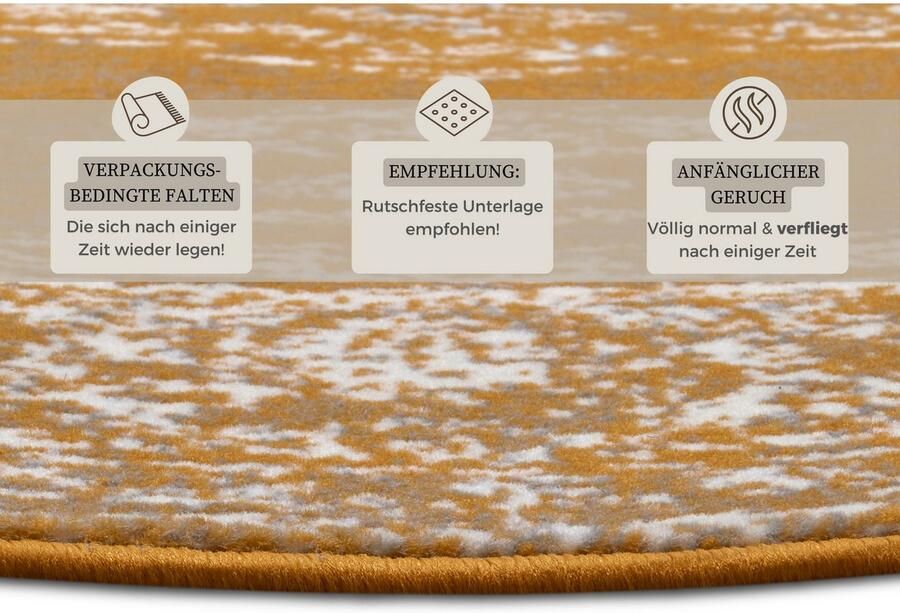 HANSE Home Vloerkleed MERIDIONAL Oriëntaals Oriënt kortpolig woonkamer slaapkamer vintage - Foto 4