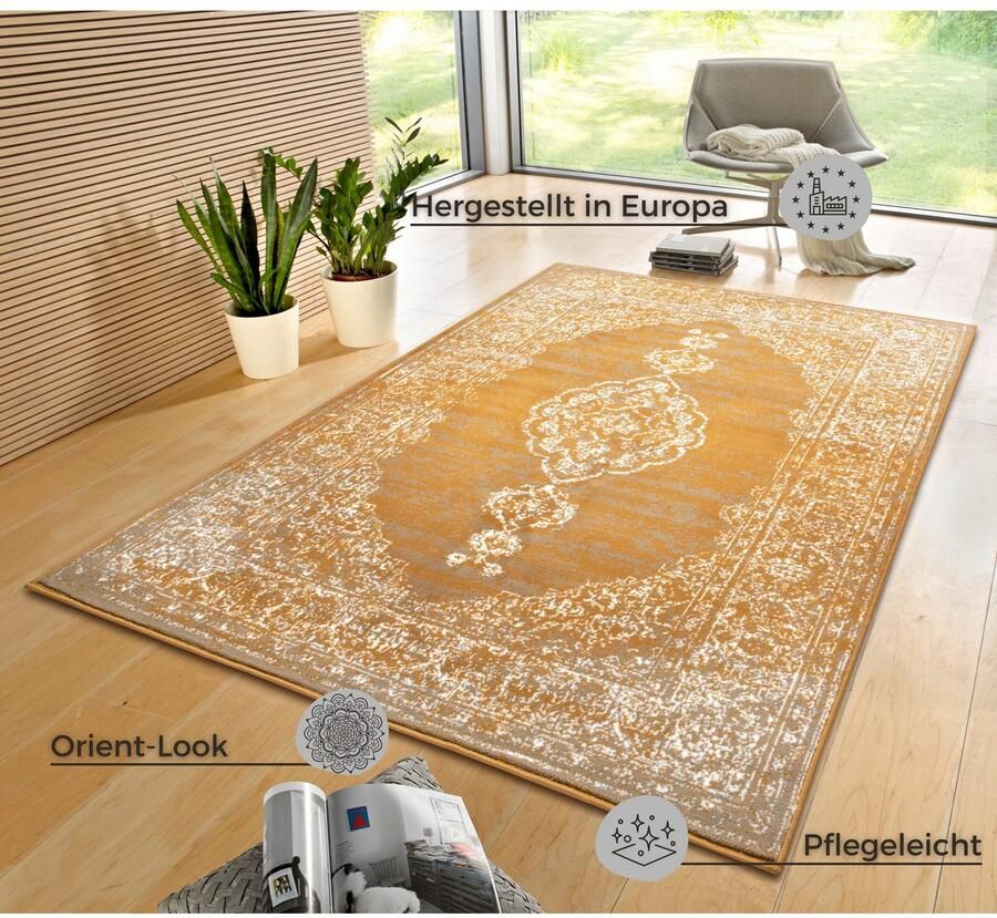 HANSE Home Vloerkleed MERIDIONAL Oriëntaals Oriënt kortpolig woonkamer slaapkamer vintage