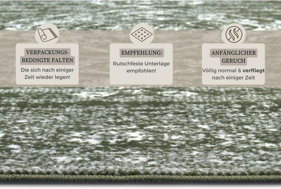 HANSE Home Vloerkleed MERIDIONAL Oriëntaals Oriënt kortpolig woonkamer slaapkamer vintage - Foto 9