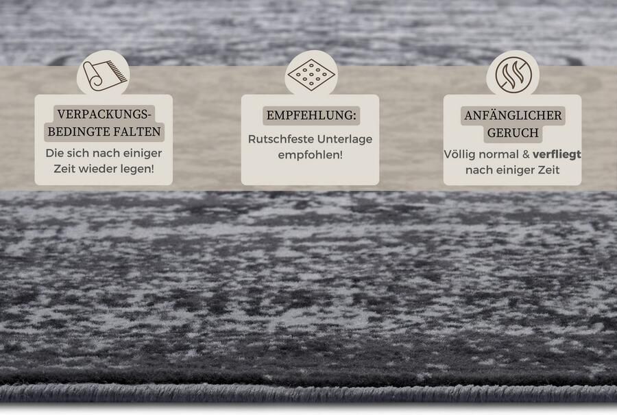 HANSE Home Vloerkleed MERIDIONAL Oriëntaals Oriënt kortpolig woonkamer slaapkamer vintage - Foto 10