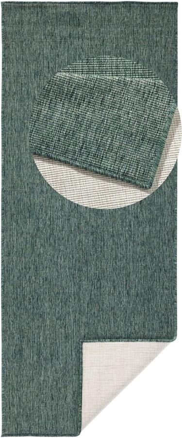 HANSE Home Vloerkleed Miami omkeerbaar tapijt Binnen- en buitengebruik weerbestendig balkon loper woonkamer waterbestendig - Foto 8