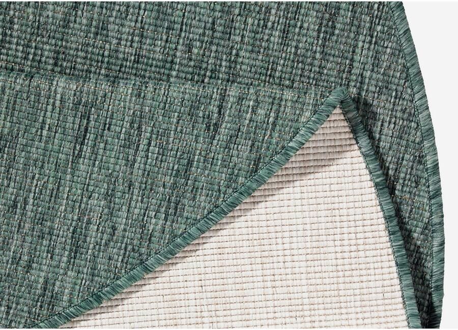 HANSE Home Vloerkleed Miami omkeerbaar tapijt Geschikt voor binnen en buiten weerbestendig balkon tuin woonkamer waterbestendig - Foto 5