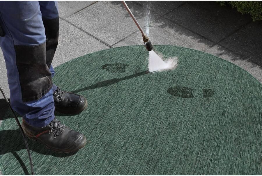 HANSE Home Vloerkleed Miami omkeerbaar tapijt Geschikt voor binnen en buiten weerbestendig balkon tuin woonkamer waterbestendig - Foto 9