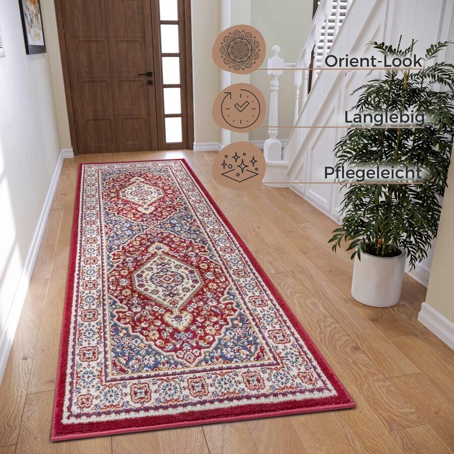 HANSE Home Vloerkleed Mochi Loper oosters kortpolig woonkamer slaapkamer eetkamer - Foto 8