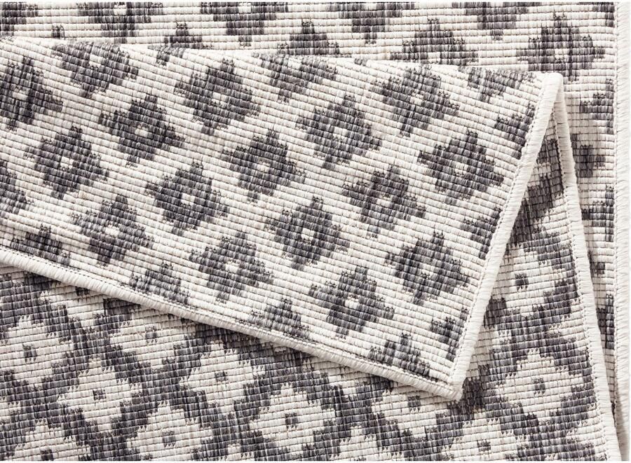 HANSE Home Vloerkleed Nizza omkeerbaar tapijt Binnen- en buitengebruik weerbestendig balkon loper woonkamer waterbestendig - Foto 4