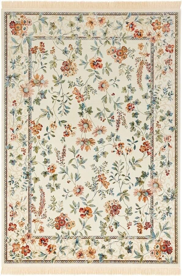 HANSE Home Vloerkleed Orient Flowers Korte pool met franjes Orient woonkamer slaapkamer eetkamer - Foto 4