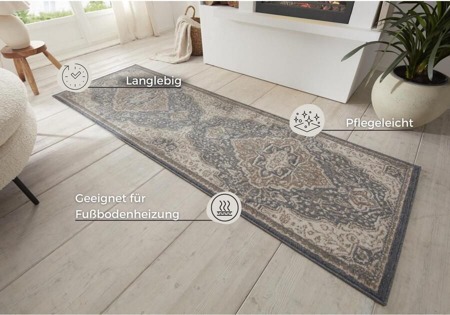 HANSE Home Vloerkleed Orken Korte pool loper oriënt vintage woonkamer slaapkamer eetkamer - Foto 3