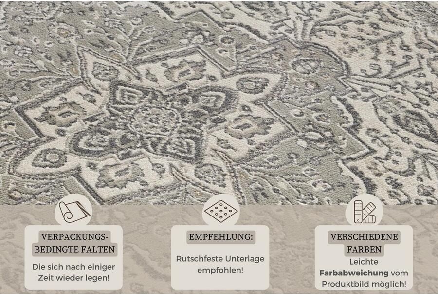 HANSE Home Vloerkleed Orken Korte pool loper oriënt vintage woonkamer slaapkamer eetkamer - Foto 7