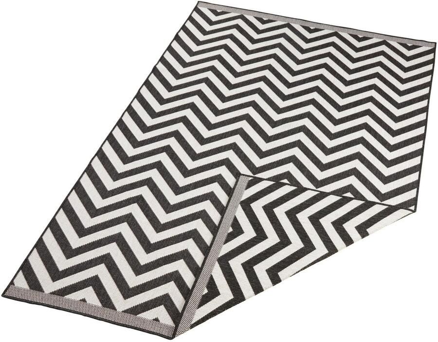 HANSE Home Vloerkleed Palma tweezijdig te gebruiken kleed Binnen- en buitengebruik weerbestendig balkon loper woonkamer waterbestendig - Foto 3