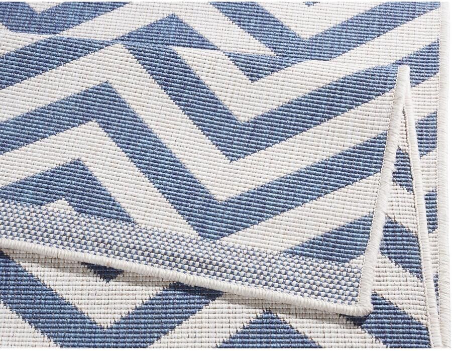 HANSE Home Vloerkleed Palma tweezijdig te gebruiken kleed Binnen- en buitengebruik weerbestendig balkon loper woonkamer waterbestendig - Foto 3