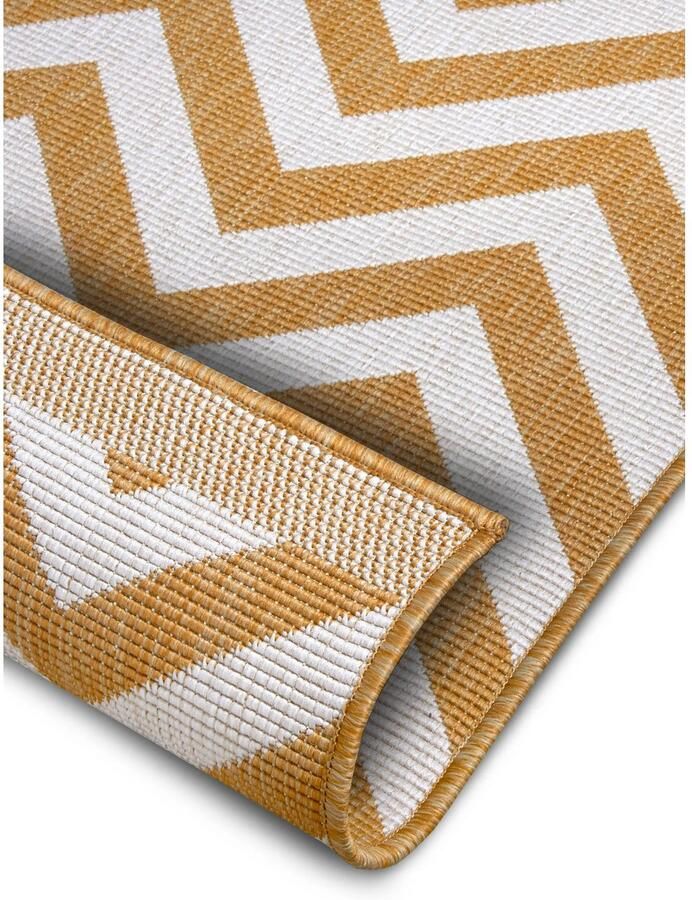 HANSE Home NORTHRUGS Vloerkleed Palma tweezijdig te gebruiken kleed Binnen- en buitengebruik weerbestendig balkon loper woonkamer waterbestendig - Foto 3