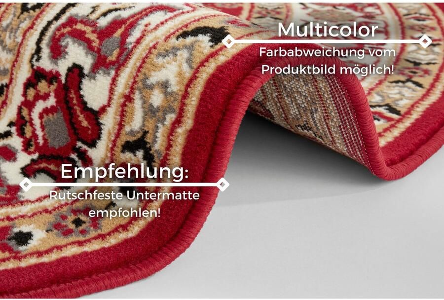 HANSE Home Vloerkleed Parun Täbriz Korte pool oriënt vloerkleed vintage eetkamer woonkamer hal - Foto 3