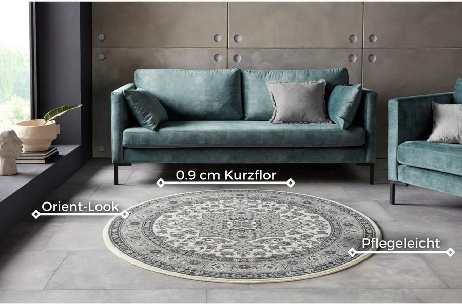 HANSE Home Vloerkleed Parun Täbriz Korte pool oriënt vloerkleed vintage eetkamer woonkamer hal - Foto 4