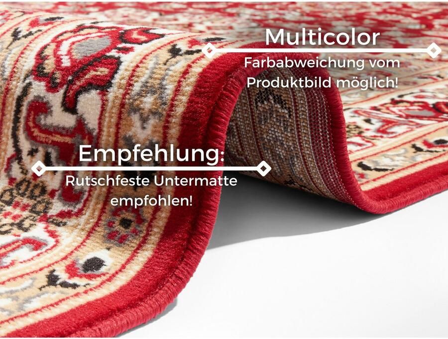 HANSE Home Vloerkleed Parun Täbriz Kortpolig orient loper vintage eetkamer woonkamer gang - Foto 1