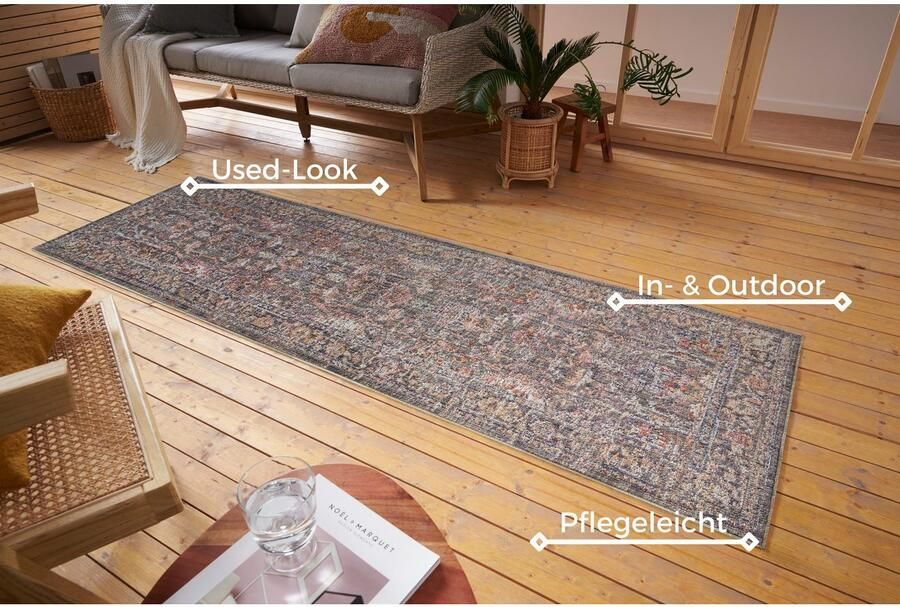 HANSE Home Vloerkleed Port Said In-& outdoor loper weerbestendig balkon woonkamer oriënt - Foto 6