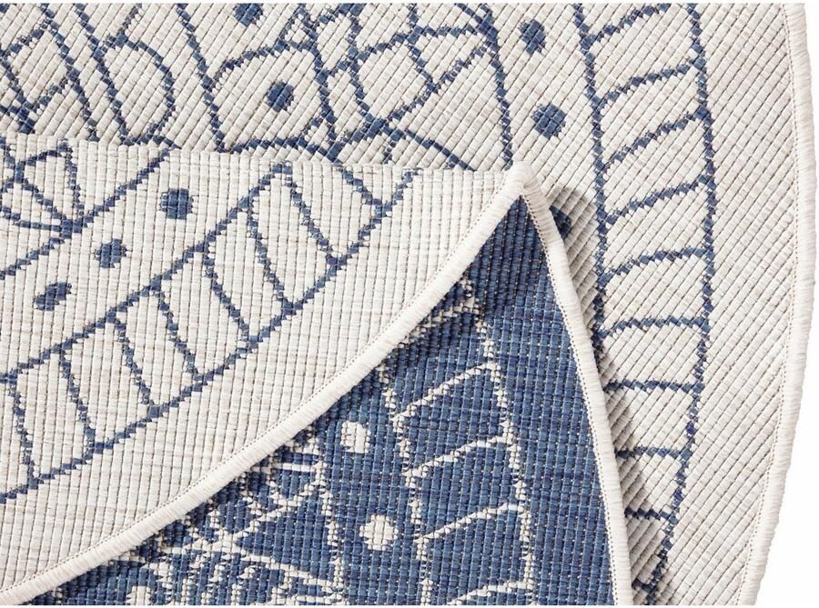 HANSE Home Vloerkleed Porto tweezijdig te gebruiken kleed Geschikt voor binnen en buiten weerbestendig balkon tuin woonkamer waterbestendig - Foto 2