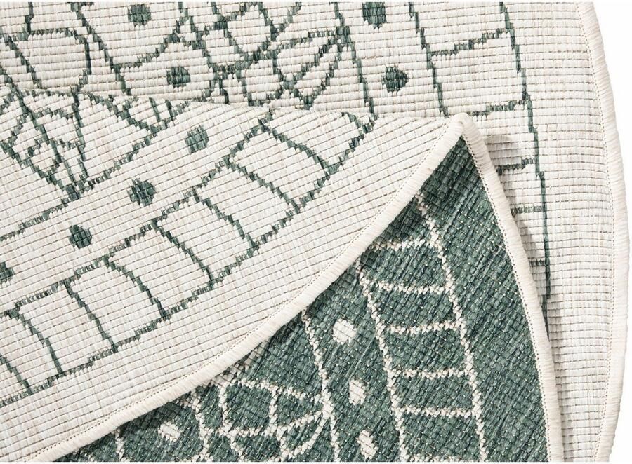 HANSE Home Vloerkleed Porto tweezijdig te gebruiken kleed Geschikt voor binnen en buiten weerbestendig balkon tuin woonkamer waterbestendig - Foto 2