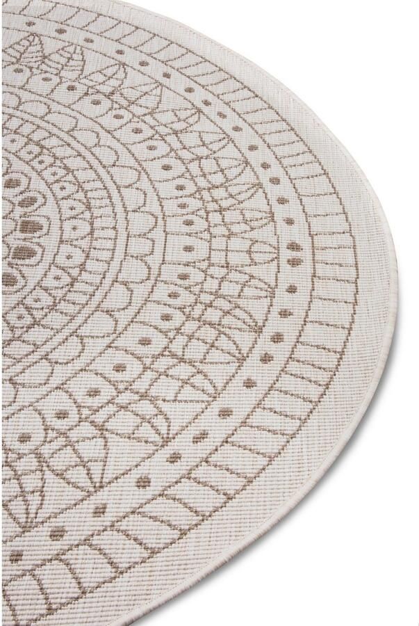 HANSE Home Vloerkleed Porto tweezijdig te gebruiken kleed Geschikt voor binnen en buiten weerbestendig balkon tuin woonkamer waterbestendig - Foto 4