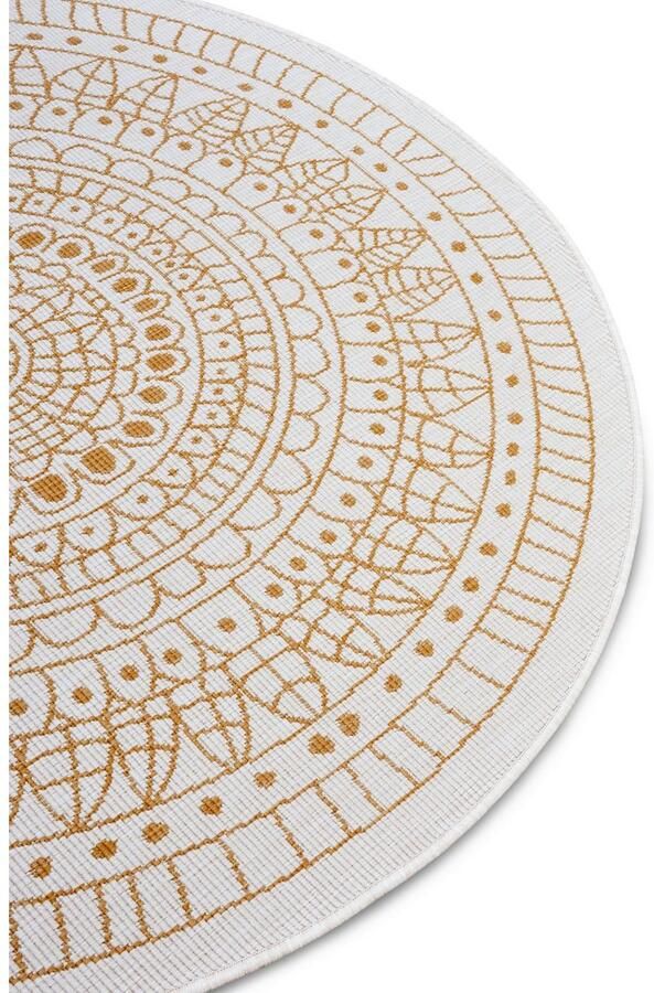 HANSE Home Vloerkleed Porto tweezijdig te gebruiken kleed Geschikt voor binnen en buiten weerbestendig balkon tuin woonkamer waterbestendig - Foto 5