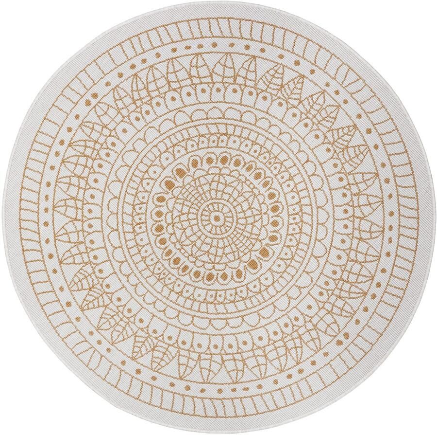 HANSE Home Vloerkleed Porto tweezijdig te gebruiken kleed Geschikt voor binnen en buiten weerbestendig balkon tuin woonkamer waterbestendig