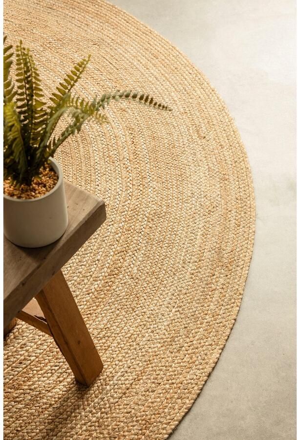 HANSE Home Vloerkleed Rangpur jute tapijt Handgeweven 100% jute natuurlijk woonkamer hal boho scandi - Foto 6