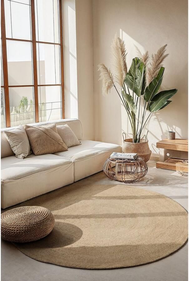 HANSE Home Vloerkleed Rangpur jute tapijt Handgeweven 100% jute natuurlijk woonkamer hal boho scandi - Foto 8
