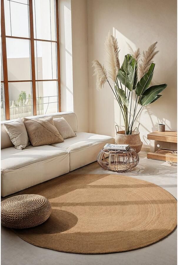 HANSE Home Vloerkleed Rangpur jute tapijt Handgeweven 100% jute natuurlijk woonkamer hal boho scandi - Foto 8