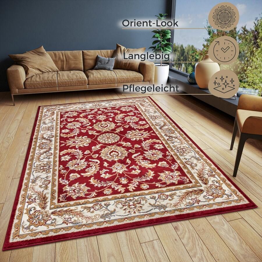 HANSE Home Vloerkleed RENI Oriëntaals oriënt korte pool woonkamer slaapkamer eetkamer