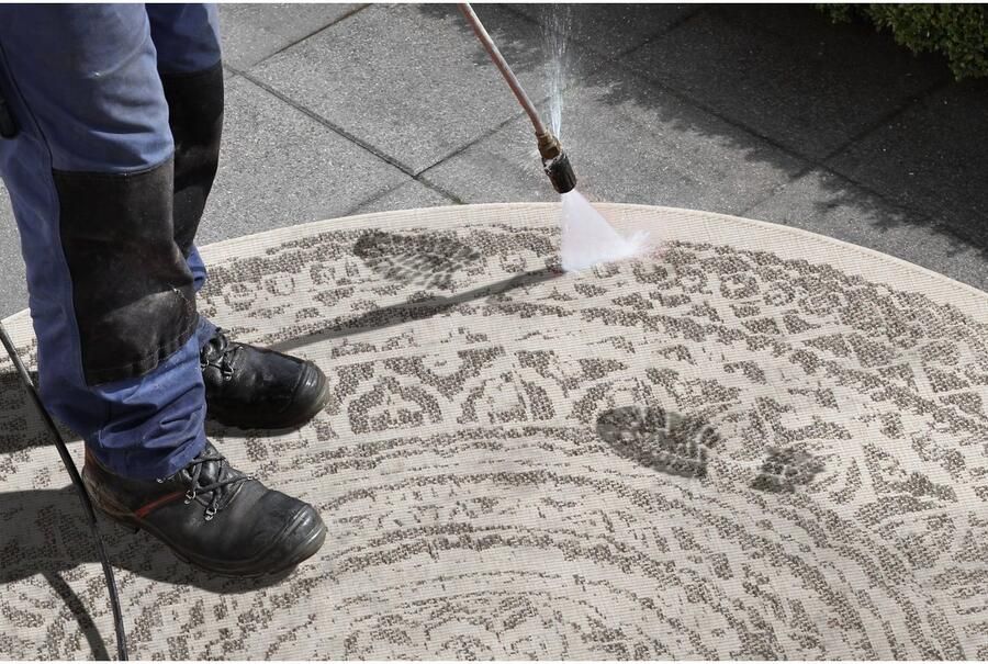 HANSE Home Vloerkleed Rosica Geschikt voor binnen en buiten weerbestendig balkon tuin woonkamer waterbestendig - Foto 5