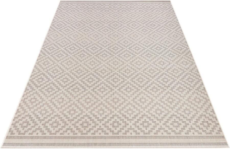 HANSE Home Vloerkleed Ruit Binnen- en buitengebruik weerbestendig balkon loper woonkamer terras ruit - Foto 12