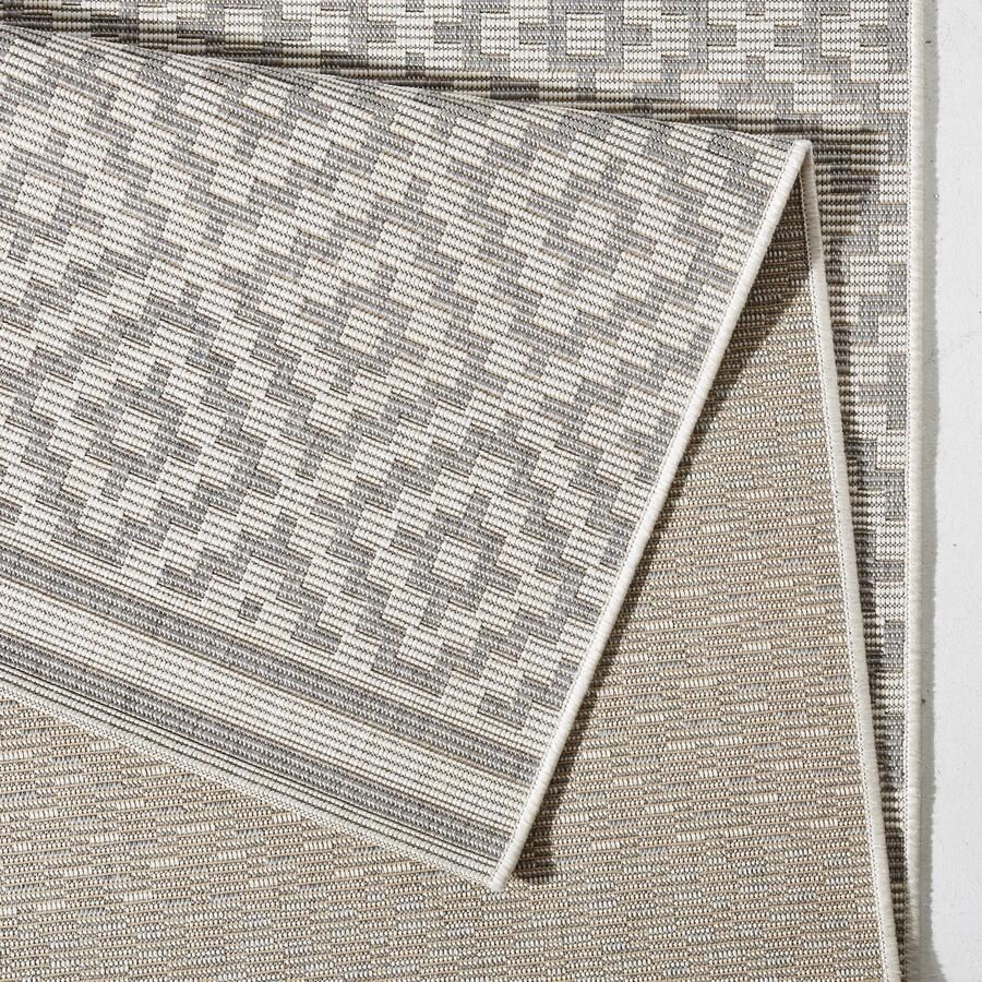 HANSE Home Vloerkleed Ruit Binnen- en buitengebruik weerbestendig balkon loper woonkamer terras ruit - Foto 3