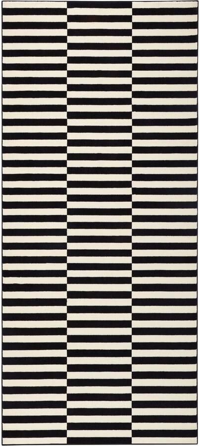 HANSE Home Vloerkleed Scherm Kortpolig loper strepen lijnen rondom geketteld robuust - Foto 5