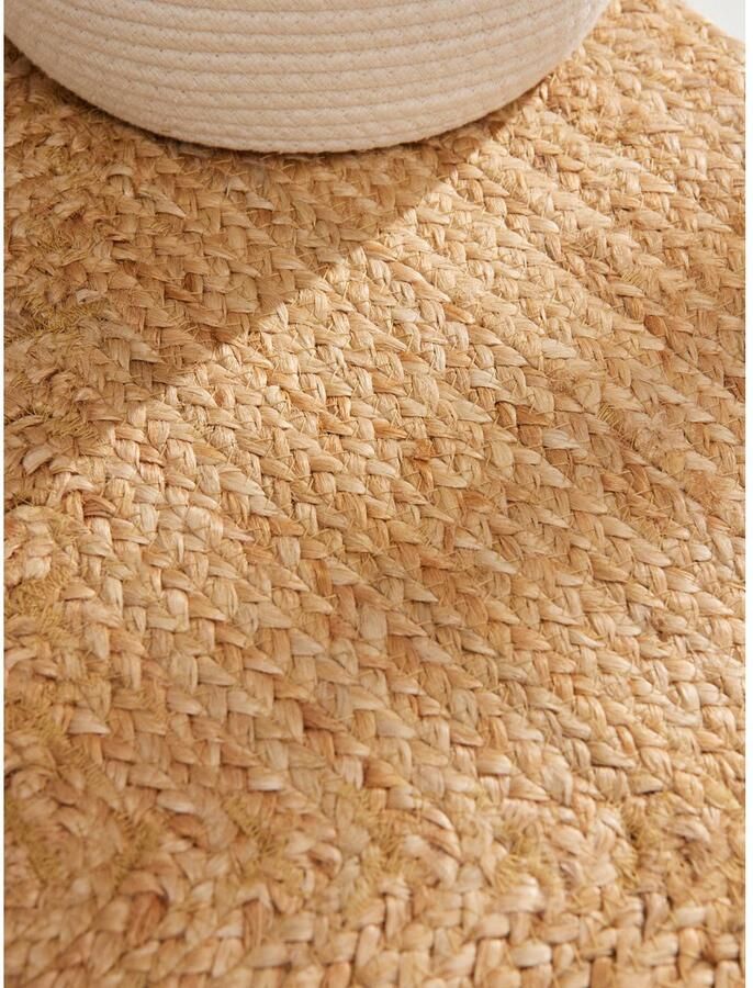 HANSE Home Vloerkleed Sharmila jute tapijt 100% jutevezel natuur woonkamer eetkamer gang boho scandi - Foto 5