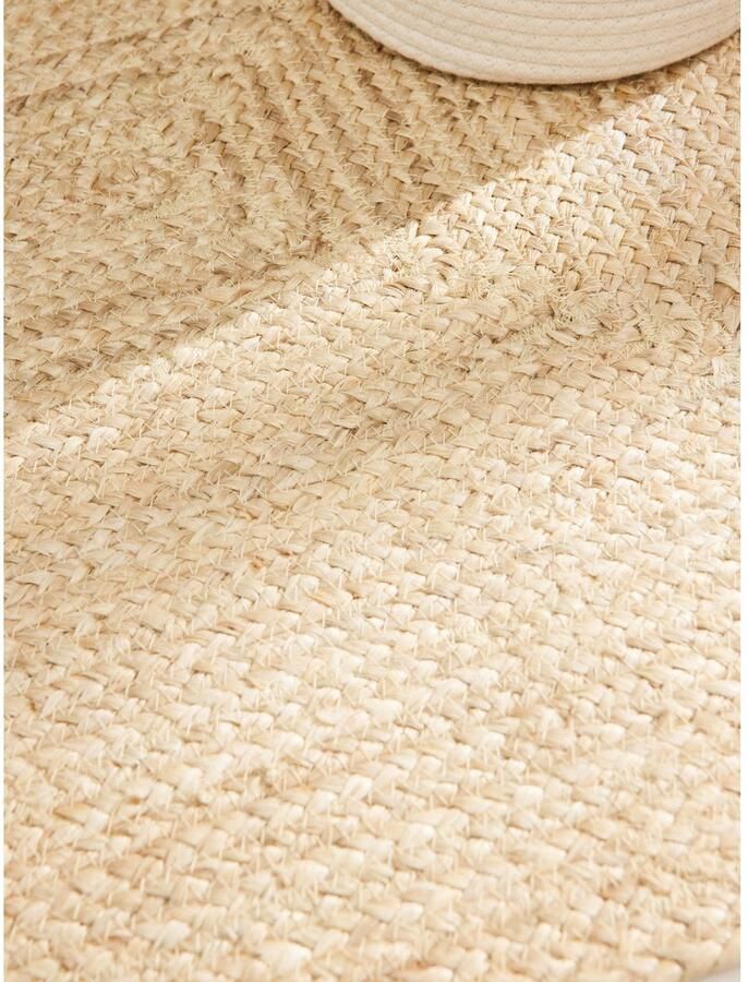 HANSE Home Vloerkleed Sharmila jute tapijt 100% jutevezel natuur woonkamer eetkamer gang boho scandi - Foto 2