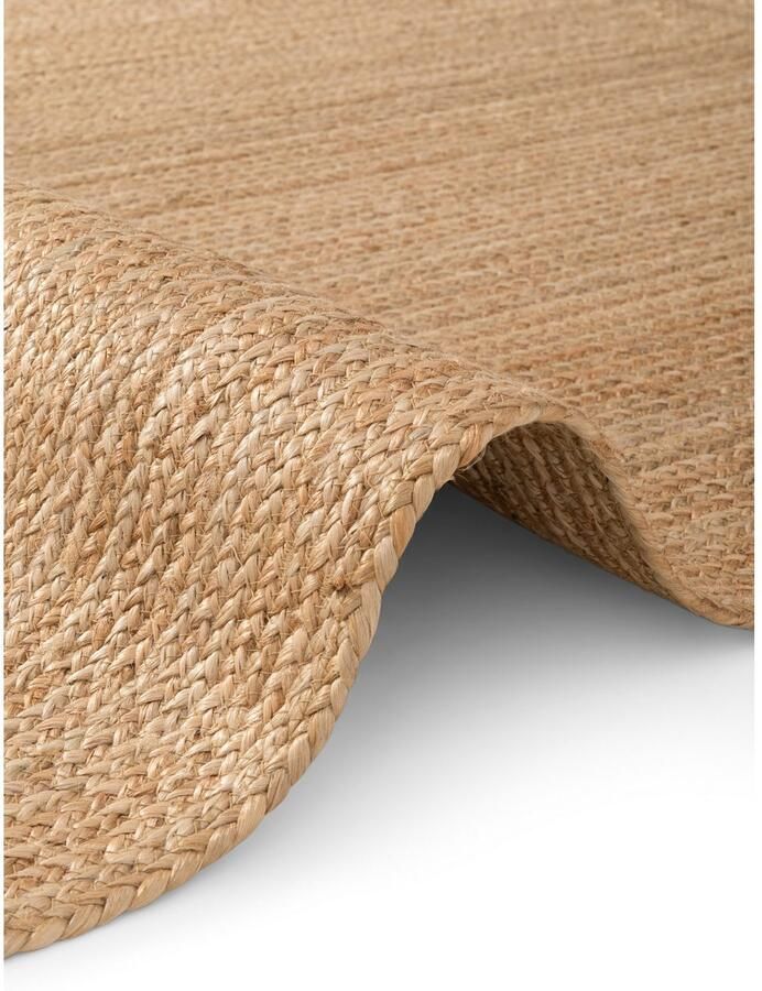 HANSE Home Vloerkleed Sharmila jute tapijt 100% jutevezel natuur woonkamer eetkamer gang boho scandi - Foto 2