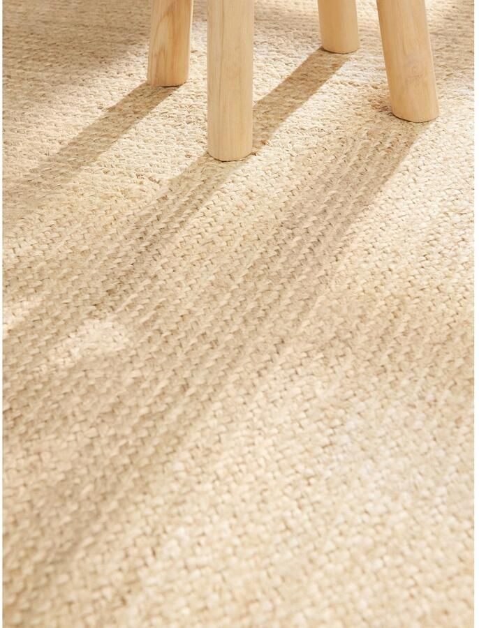 HANSE Home Vloerkleed Sharmila jute tapijt 100% jutevezel natuur woonkamer eetkamer gang boho scandi - Foto 3