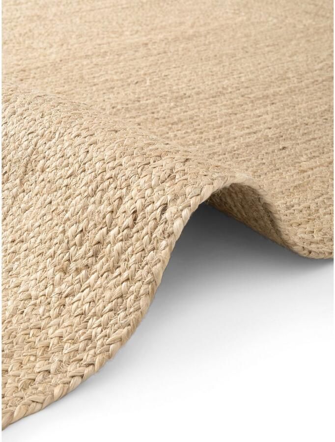 HANSE Home Vloerkleed Sharmila jute tapijt 100% jutevezel natuur woonkamer eetkamer gang boho scandi - Foto 5