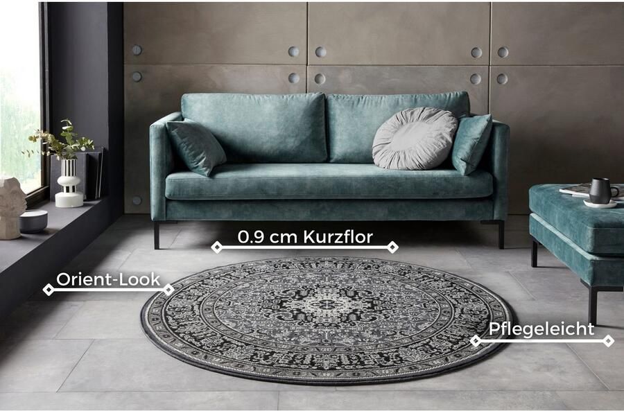 HANSE Home Vloerkleed Skazar Isfahan Korte pool oriënt vloerkleed vintage eetkamer woonkamer hal