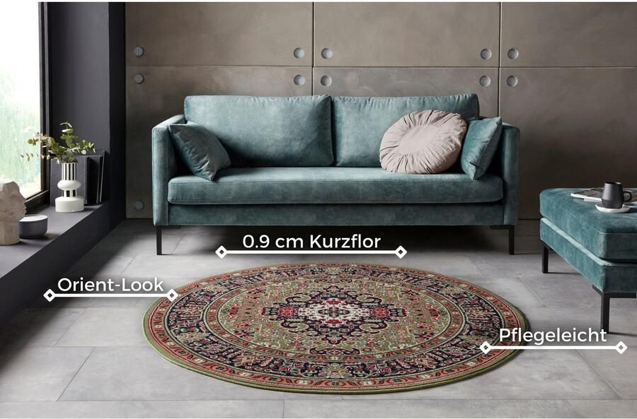 HANSE Home Vloerkleed Skazar Isfahan Korte pool oriënt vloerkleed vintage eetkamer woonkamer hal