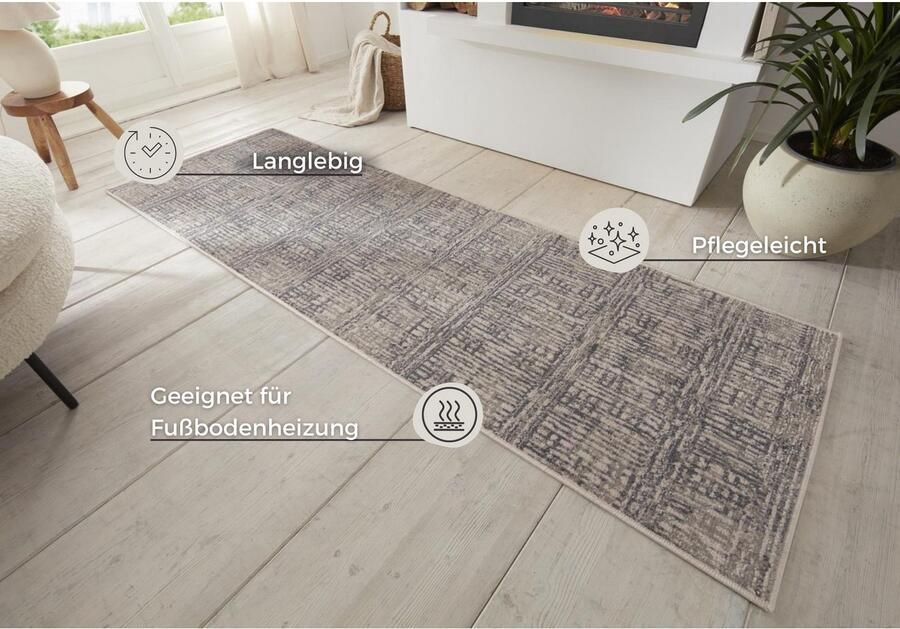 HANSE Home Vloerkleed Sole Kortpolig loper vintage woonkamer slaapkamer eetkamer gang - Foto 2