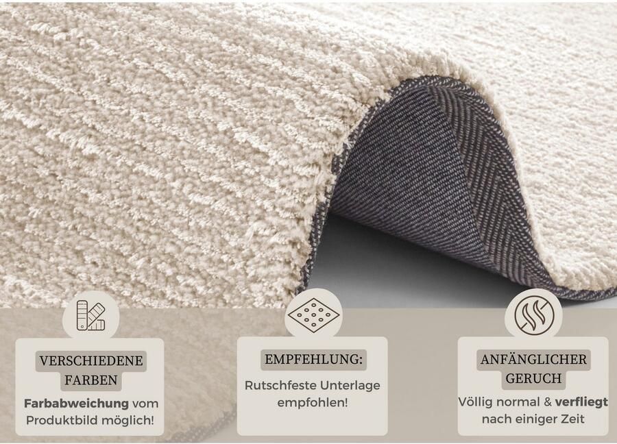 HANSE Home Vloerkleed Supersoft Kortpolig loper modern effen woonkamer slaapkamer - Foto 2