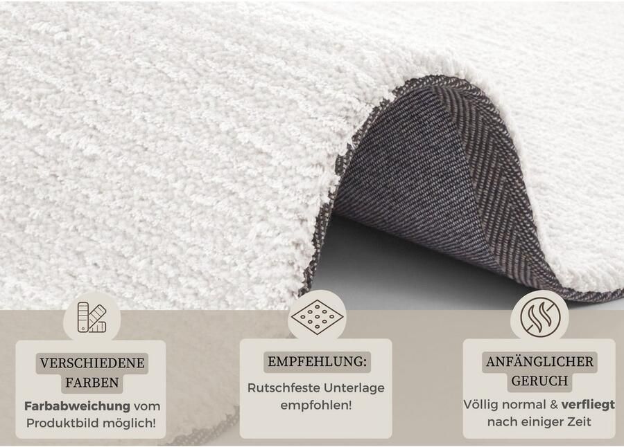 HANSE Home Vloerkleed Supersoft Kortpolig loper modern effen woonkamer slaapkamer - Foto 4