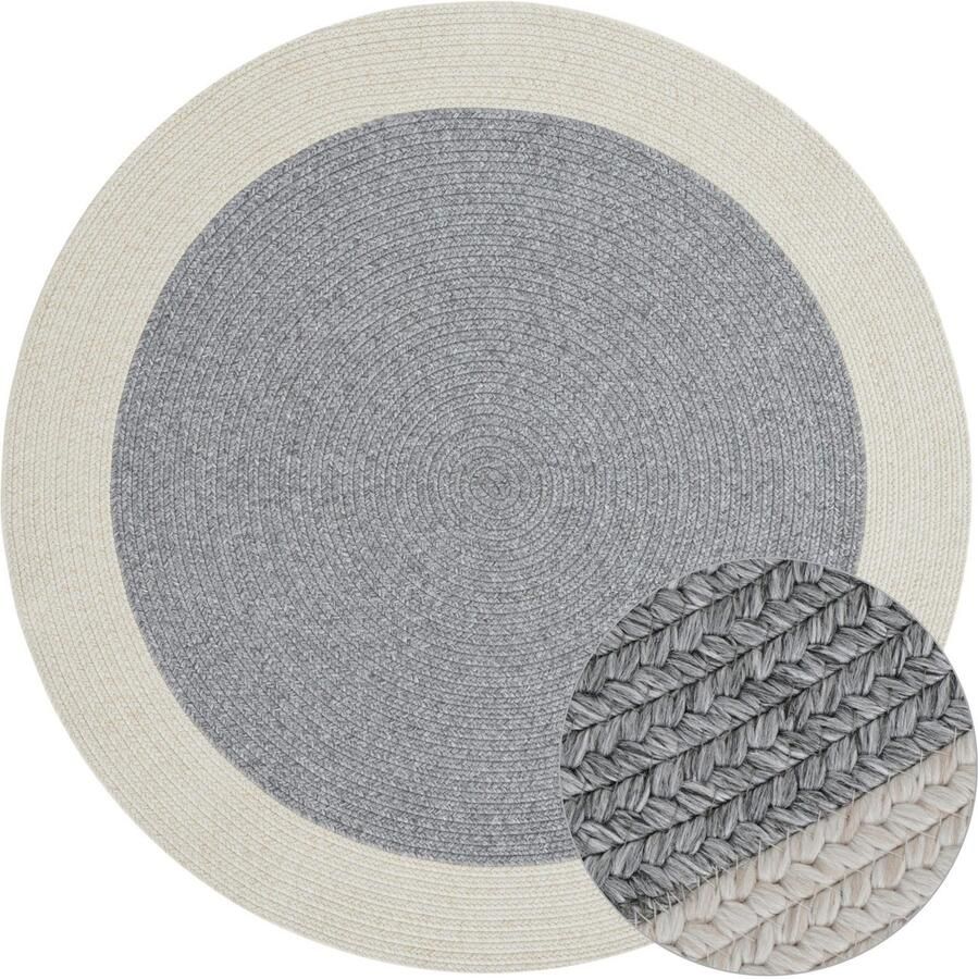 HANSE Home Vloerkleed Trenzado In- & Outdoor Handmade-Look Geweven Weerbestendig Balkon Woonkamer - Foto 2