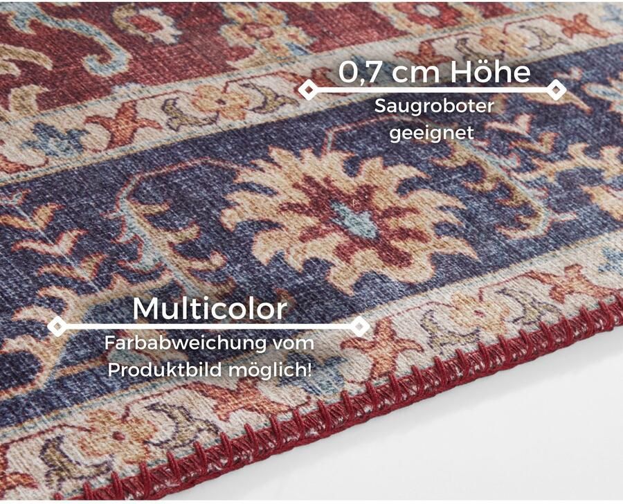 HANSE Home Vloerkleed Vivana Oosters loper vintage woonkamer slaapkamer eetkamer